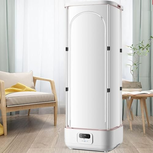 WJFTODAY Automatische Bügelmaschinen mit Dampftrocknern – Tragbare Bügelmaschinen zum Enton Falten für den Heimgebrauch, Trocknen von Bügelmaschinen – Automatische Bügelmaschinen, Wäschetrockner, (A)
