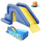 Lawnrden Tobogado de Agua de Piscina al Aire Libre Inflable, Centro de Juegos de Piscina de tobogán de Agua Inflable para Exteriores, Interiores, Patio Trasero, Estilo 2, Azul