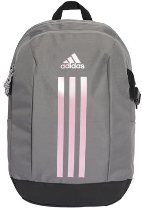 adidas Power Backpack Rucksack (grey/pink, one size)