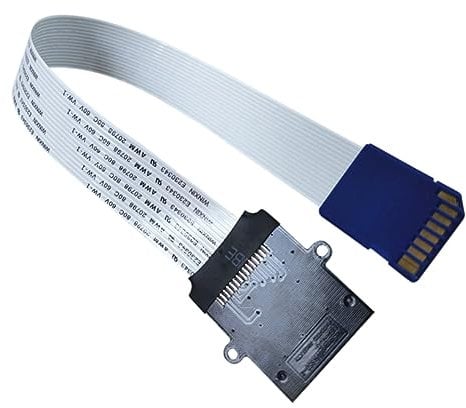 NUOBESTY Cable De Extensión Adaptador para Lector De Tarjetas De De Tarjeta para Sistema GPS De Coche Impresora y TV