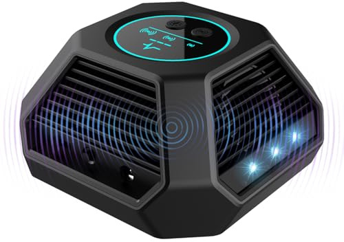 Ultraschall Maus und Ratten 360°,Gerät Ultraschall Maus Mit Stroboskoplichtern und PIR,3 Arbeitsmodi Ultraschall Mäuseabwehr Mäuse für Nagetiere, Mäuse, Eichhörnchen, Spinnen, Plötze