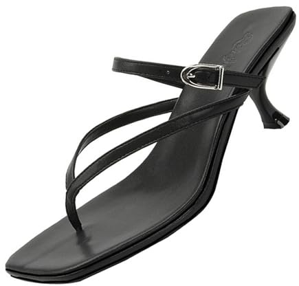 Jemnpela Mules Eleganti con Tacco Kitten per Donna Punta Quadrata e Stringa Pelle Verniciata e Raso con Borchie per Estate Spiagge Matrimoni e Feste