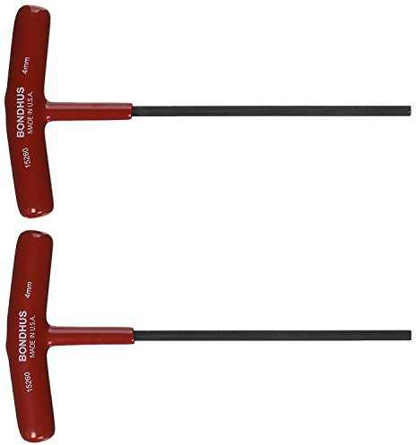 Bondhus, 4MM T-Handle HEX Driver 6, 4MM, 15260