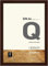 nielsen Bilderrahmen, 21 x 29,7 cm (A4), Holz, Wengé, Dokumentenrahmen zum Aufhängen im Hoch- & Querformat, Echtglas, Quadrum