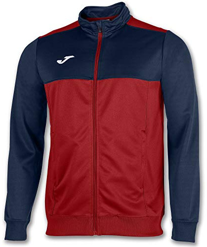 Joma Boys' Winner Sweatshirt, Red/Navy Blue, XXS