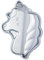 KitchenCraft Molde para tartas Sweetly Does It Unicorn, 23 x 33,5 x 5 cm, Metálico