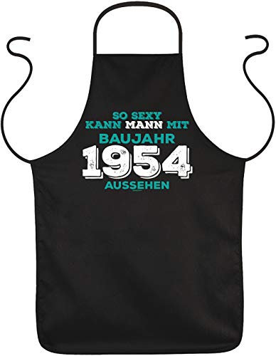 trag-das Schürze 65 .Geburtstag 65 Jahre Geschenk Grill Grillschürze Kochschürze Latzschürze Partyschürze Hobbykoch Baujahr 1954