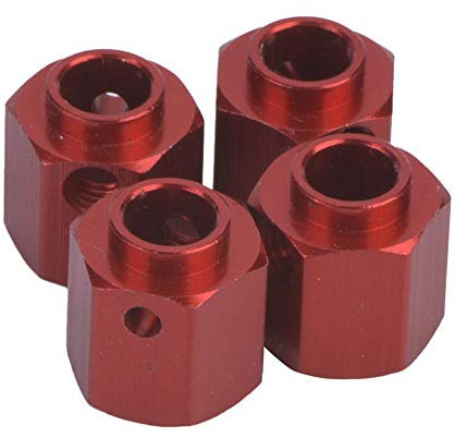 Drfeify Car Metal Adapter, Metal Widen Wheel Hubs Adapter compatible with TRAXXAS RC Car(12mm)