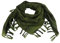 FOCUHUNTER Shemagh Schal Military Tactical Desert Keffiyeh Schal Head Neck Schal Baumwolle 43x43 Zoll Bunte arabische Schals Wrap mit Quaste für Männer & Frauen (Grün)
