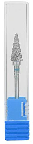 Brocas para uñas, brocas de manicura para uñas de acero de tungsteno Brocas de manicura para pedicura eléctrica Accesorio para pulido de uñas Taladro eléctrico portátil para uñas(Azul)