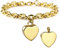 MeMeDIY Personalisierte Herz Urne Armband Gravur Fotoname für Frauen Mädchen Männer Junge Menschliche Asche Halter mit verstellbarer Kette Memorial Cremation Andenken Trichter Kit