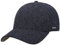 Stetson Plano Wool Cap Herren - Baseballcap mit Schirmunterseite aus Leder- Herrencap Herringbone Design - Kappe mit Baumwollfutter - Basecap Herbst/Winter - Wintercap schwarz-blau M (56-57 cm)