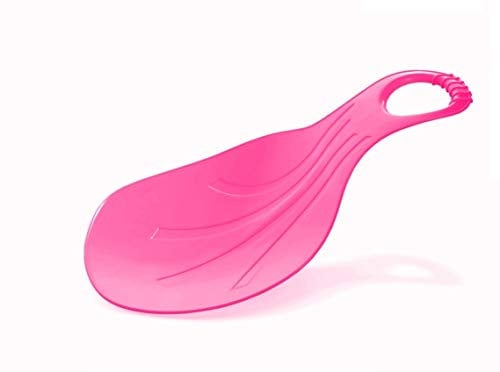 vom Pullach Hof Porutscher Schneeflitzer Poporutscher Birnen-Form Schlitten Schneerutscher Bob Schnee Flitzer Rutscher Outdoor Spaß (Pink)