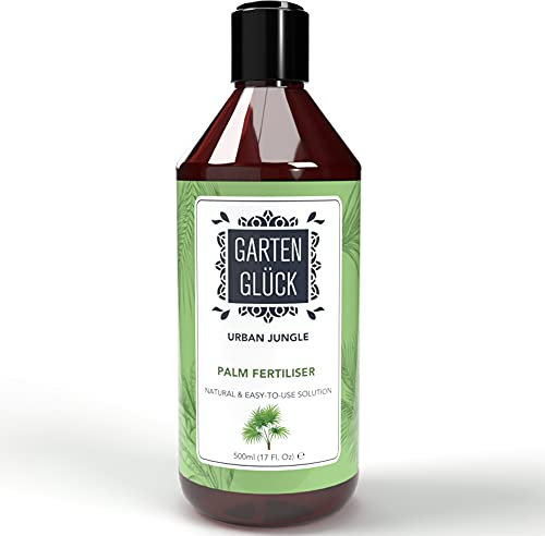 GARTEN GLÜCK Engrais pour Palmier - 500ml - Engrais Palmier Exterieur en Pot - Engrais et Fertilisants - Engrais Plantes Mediterraneennes - Engrais Plantes Vertes Intérieur