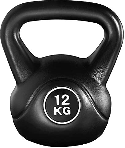 Yaheetech Kettlebell Variété de Poids 6/8/10/12/16/20 kg Fitness de Musculation à Domicile ou Gym pour Femmes et Hommes Sports Kettlebells 12kg