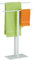 Relaxdays Piantana Portasciugamani, Autoportante, 2 Bracci, Ferro, HLP: 82x50x19 cm, Servomuto dal Design a T, Bianco
