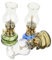 Garneck 3st Kerosinlampe Campingkerosin Laterne Lampe Rustikale Petroleumlampe Öllampen Mit Klarer Kammer Tischdekorationslampe Öllampen Für Innenbereich Drinnen Glas Innenbeleuchtung