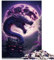 Puzzle für Erwachsene, Drachen, 1000 Teile, Holzpuzzles für Erwachsene und Kinder ab 12 Jahren, schwierige schwere Puzzles für Frauen und Männer, Größe: 50x75 cm