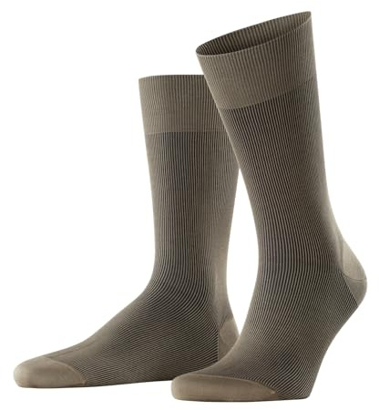 FALKE Herren Fine Shadow Socken Baumwolle atmungsaktiv | mit feiner Rippstruktur