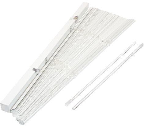 Static Caravan White Venetian Blind Metal 600mm x 1600mm Window Curtain