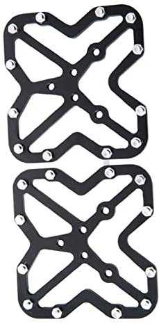Sosoport 1 Par Bloqueo De Pedal Cubre Pedales De Bicicleta Adaptador De Cala SPD Convertidor De Pedal SPD Pedal Automático Listón Parte Cubierta De Pedales Acero Inoxidable Antideslizante