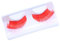 MAGICLULU Faux Cils Longs Cils De Couleur Cils De Fête Rouge