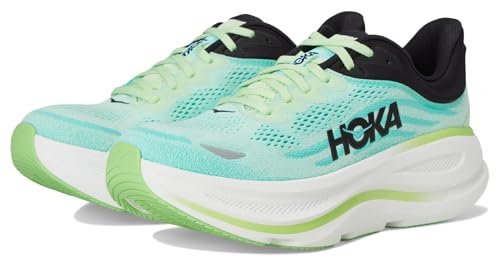 HOKA One One 1162011-LNMT Bondi 9 Luna Moth/Blue Spark Men's Scarpe Taglia US 8.5