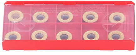 TICFOX Fictory Inserti per tornitura in carburo, RPMT1204, inserti indicizzabili per fresatrice CNC, adatti per la lavorazione dei metalli, design rotondo