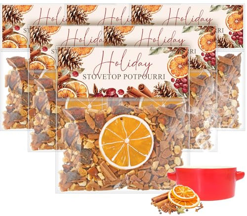 Heigble Potpourri Simmer Pot Kit - Christmas Scent - 6 Pack