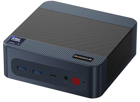 BOSGAME M3 Mini PC, Processeur Intel Core Ultra 7 155H, 16 Cœurs/22 Threads jusqu'à 4,8 GHz, Windows 11 Pro Mini Ordinateur, 32 Go RAM DDR5, 1 to SSD PCIe4.0, Mini PC de Bureau Gaming