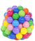 BESTonZON 50Piezas Bolas de Océano Coloridas para Niño Niña Juguetes de Baño Bolas de Plástico para Piscina Juguetes Infantiles Seguros para Diversión Casa Aire