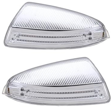 CFDEKOIB Seite Spiegel Blinker Kompatibel Mit Mercedes Für Benz Für Viano Für VITO W639 W164 C-Klasse W204 S204 Paar Autoblinker Rückspiegelblinker A2048200721 ​​A2048200821
