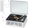 Gueray Lettore CD con Altoparlanti Suono Stereo HiFi, Lettores CD Vintage Bluetooth per Casa, Lettori CDs con Radio FM e Telecomando, Supporta Riproduzione USB/AUX/Type-C Ottimo per Audio (Bianco)