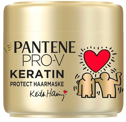 Pantene Pro-V Repair & Care Keratin Protect Haarmaske 300ml für Trockenes, Geschädigtes Haar, Hilft, Schäden von 6 Monaten in Nur 1 Anwendung zu Reparieren, Mit Pro-V Formel und Active Nutri-Plex