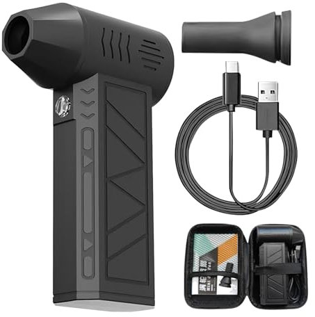 Duster ad aria portatile - Blower ad aria compressa elettrica a batteria per PC e telecamere | Duster eco -aria, detergente elettrico per aerblasto, duster tastiera elettrica, soffiatore di buster di