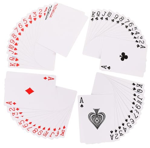 LALADEFIEE Leere Sublimations Karten DIY Spielkarten für Kartenspiele Erwachsene Hitzebeständig Farbintensiv Komfortabel und Tragbar für Freizeit und Partyspaß