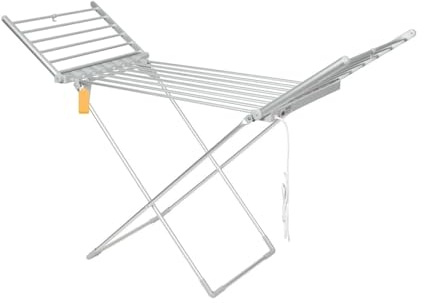 Electric Clothes Drying Rack Folding Energy Saving Constant Temperature Heating Clothes Hanger Electric Heating Dryer Towel Rack Widely Applicable(Detachable)