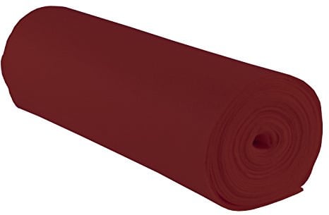 folia 520022 - Bastelfilz, mit feiner Wollqualität, 1 Rolle ca. 45 cm x 5 m, dunkelrot, klebefleckenfreie Verarbeitung - ideal für vielfältige Bastelarbeiten