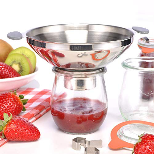Edelstahl - Trichter Einf??llhilfe Einmachhilfe Einmachtrichter Einmachen Abf??llen Marmelade
