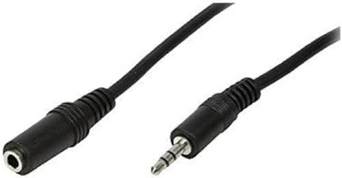 LogiLink CA1055 Audio Kabel, 1x 3,5mm Male zu 1x 3,5mm Female, 5,0m
