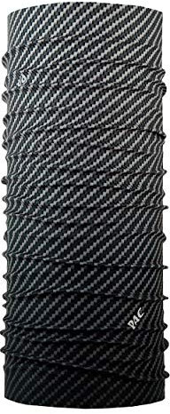 P.A.C. H²O Carbon Multifunktionstuch - nahtloses, wasserabweisendes Mikrofaser Schlauchtuch, Halstuch, Kopftuch, Unisex, 10 Anwendungsmöglichkeiten