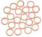 sourcing map 20Pcs Arandelas de Cobre Junta Plana 8mm Diámetro Interior para Vehículos