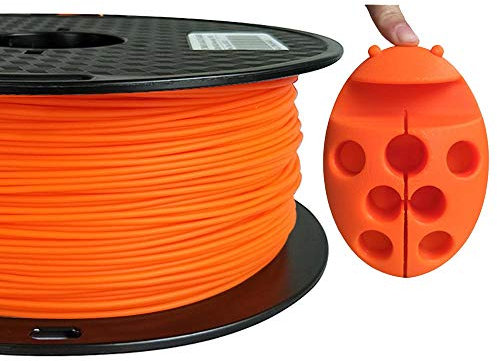 CC3D PLA Max PLA+ Orange Filament 1,75mm 3D Drucker Filament 1KG FDM 3D Druckmaterial Stärker als normales PLA Pro PLA Plus Filament Flame Orange PLA Filament