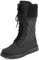 Polar Donna Pelliccia Ecologica Caldo Termica Impermeabile All'Aperto A Passeggio Neve Inverno Suola Di Gomma Calf Stivales - Nero Pelle Mono - UK8/EU41 - YC0603
