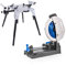 Evolution Power Tools 005-0002 Chop Saw Stand with Universal Fitting with S355CPS Industrial Steel Chop Saw, 355 mm (230 V)