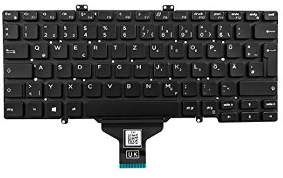 Dell Latitude 5400 5401 7400 German QWERTZ Non-Backlit Keyboard NGVJ1