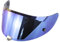 HshDUti Helmvisier Linse UV Schutz Nachtsicht Sicher Integralhelm Motorradhelm Visiere Linse Helm Gesichtsschutz Helmschild für HJ-26 RPHA11 RPHA70 Blau