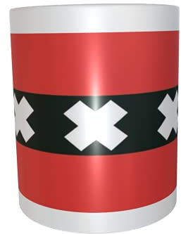 U24 Tasse Kaffeebecher Mug Cup Flagge Amsterdam