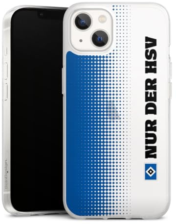 Silikon Hülle kompatibel mit Apple iPhone 13 Case transparent Handyhülle HSV transparent Logo