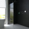 Walk-In Dusche | Ganzglasdusche | Rahmenlose Duschkabine | 6 mm ESG | 120 cm x 200 cm | Beschlag-Oberfläche: Edelstahl-Optik
